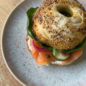 Salmon Bagel (vegan)
